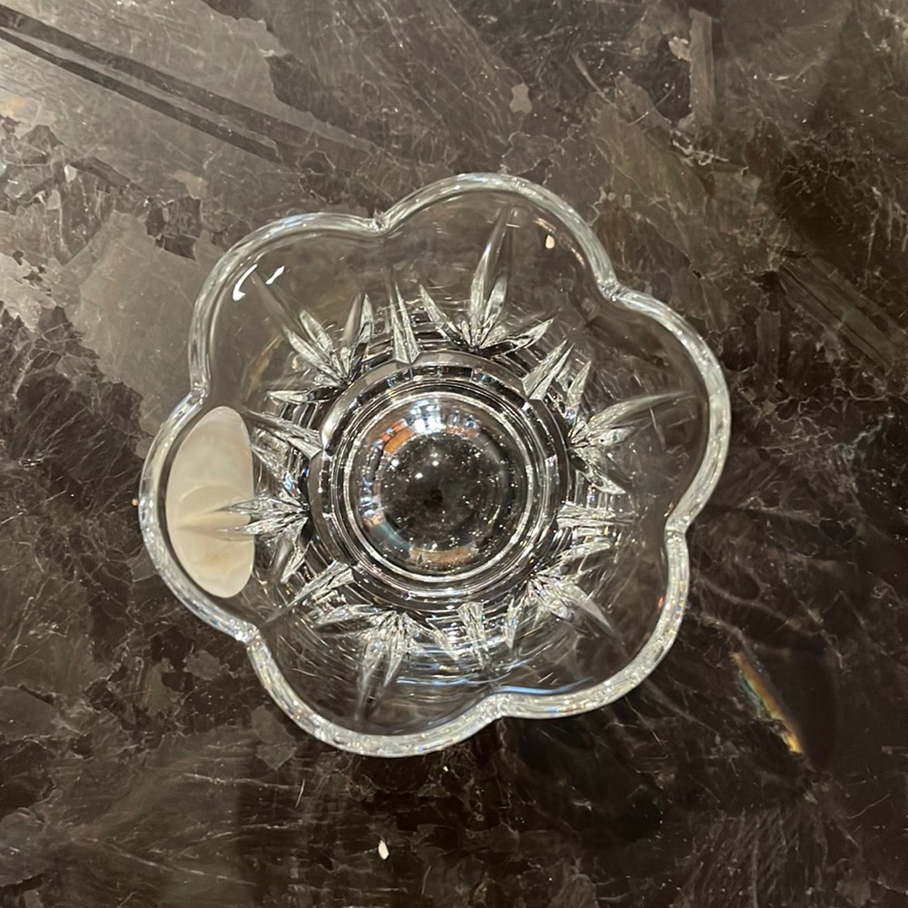 Crystal candle holder